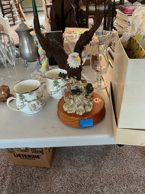 Downsizing Sale. Couple has moved.