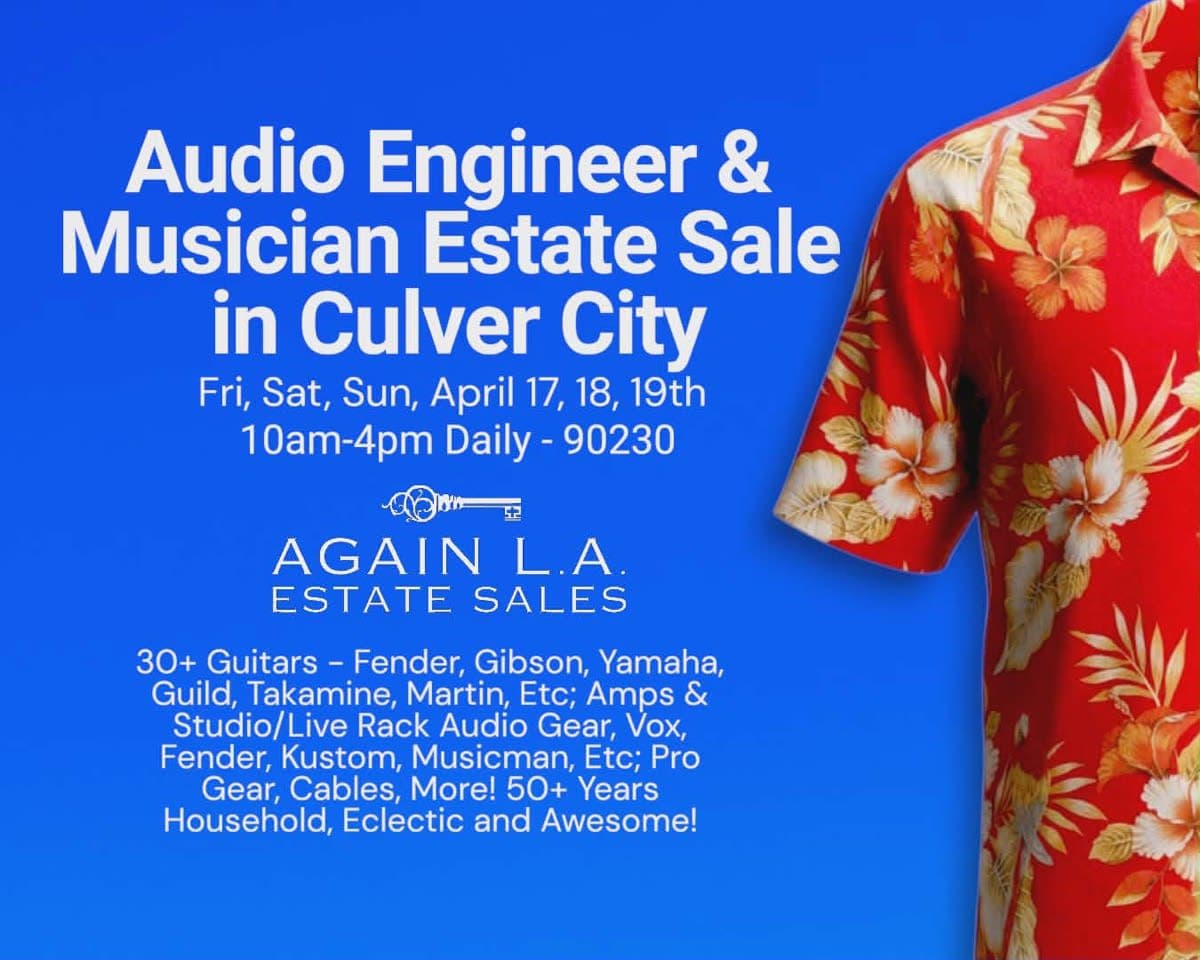 Again L.A. - Audio Engineer Musician Estate in Culver City