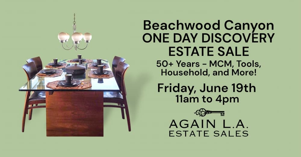 AGAIN L.A. - 70s Modernist Discovery Estate Sale